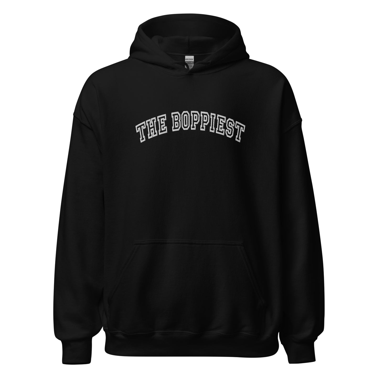 The Boppiest Hoodie (white thread)