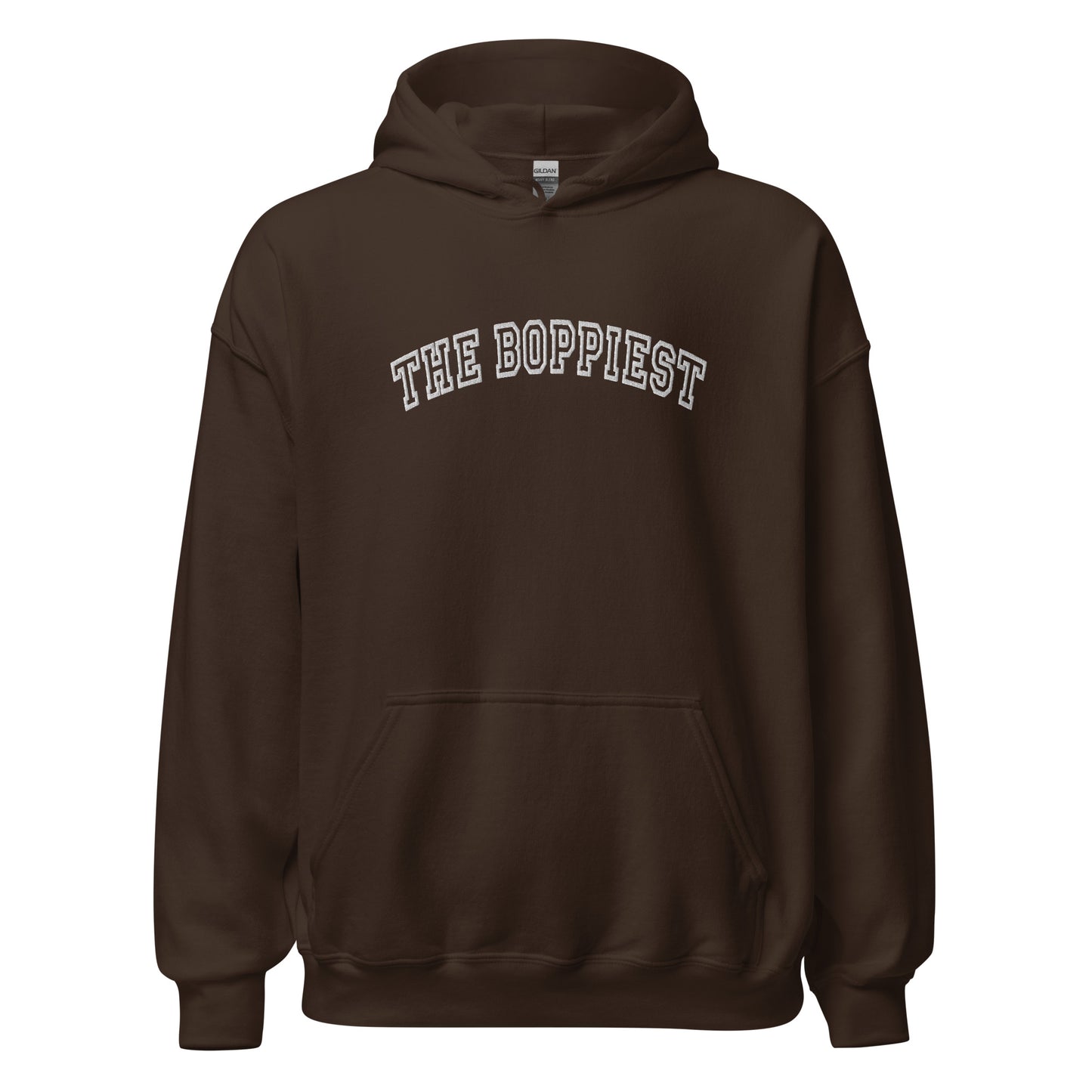 The Boppiest Hoodie (white thread)