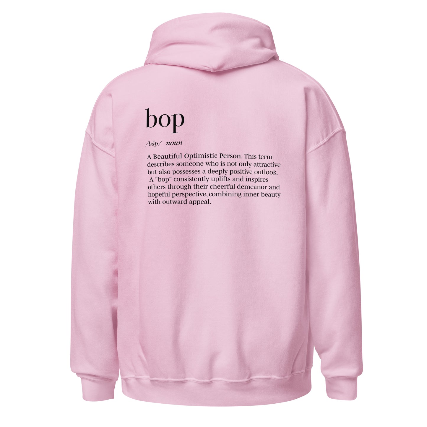 The Boppiest Hoodie (black thread)