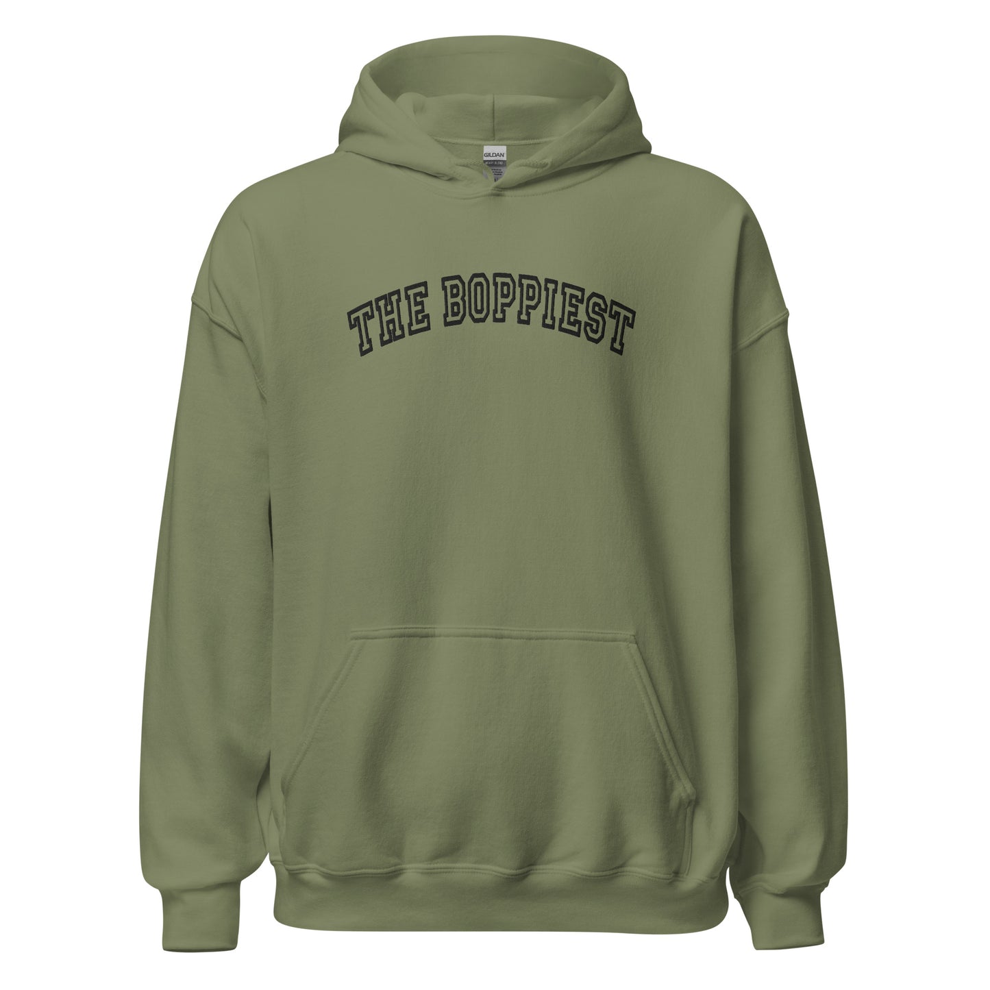 The Boppiest Hoodie (black thread)