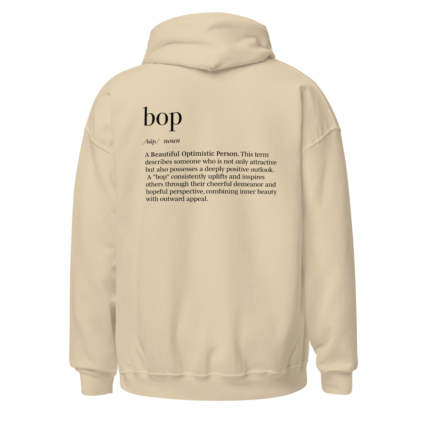 The Boppiest Hoodie (black thread)