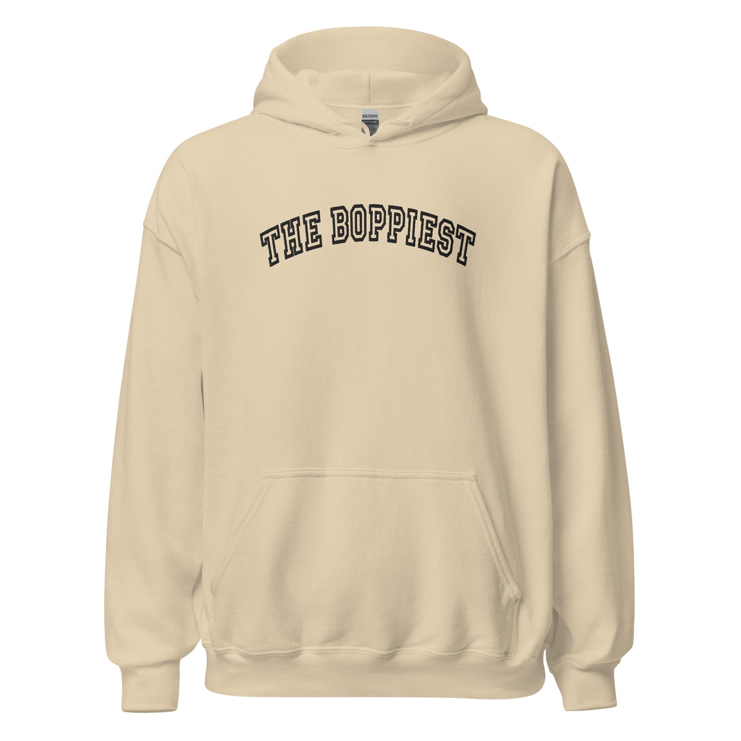 The Boppiest Hoodie (black thread)