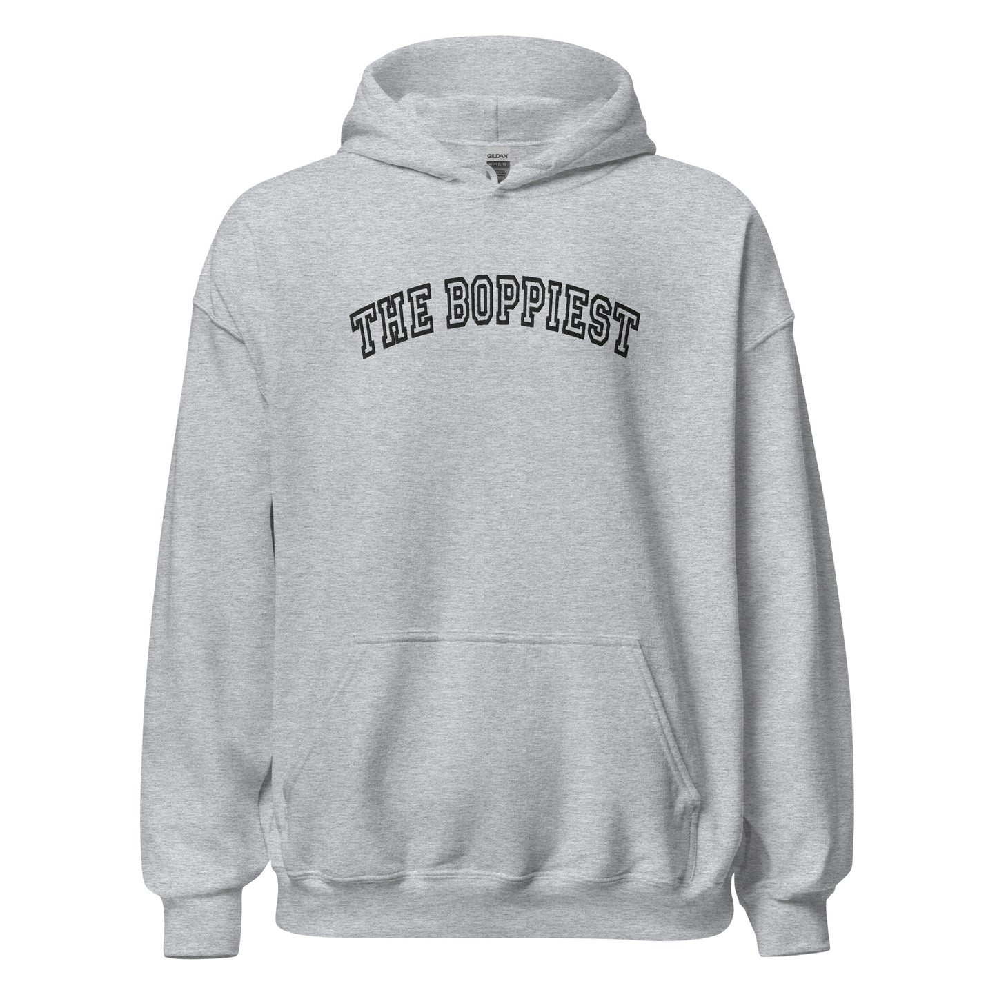 The Boppiest Hoodie (black thread)