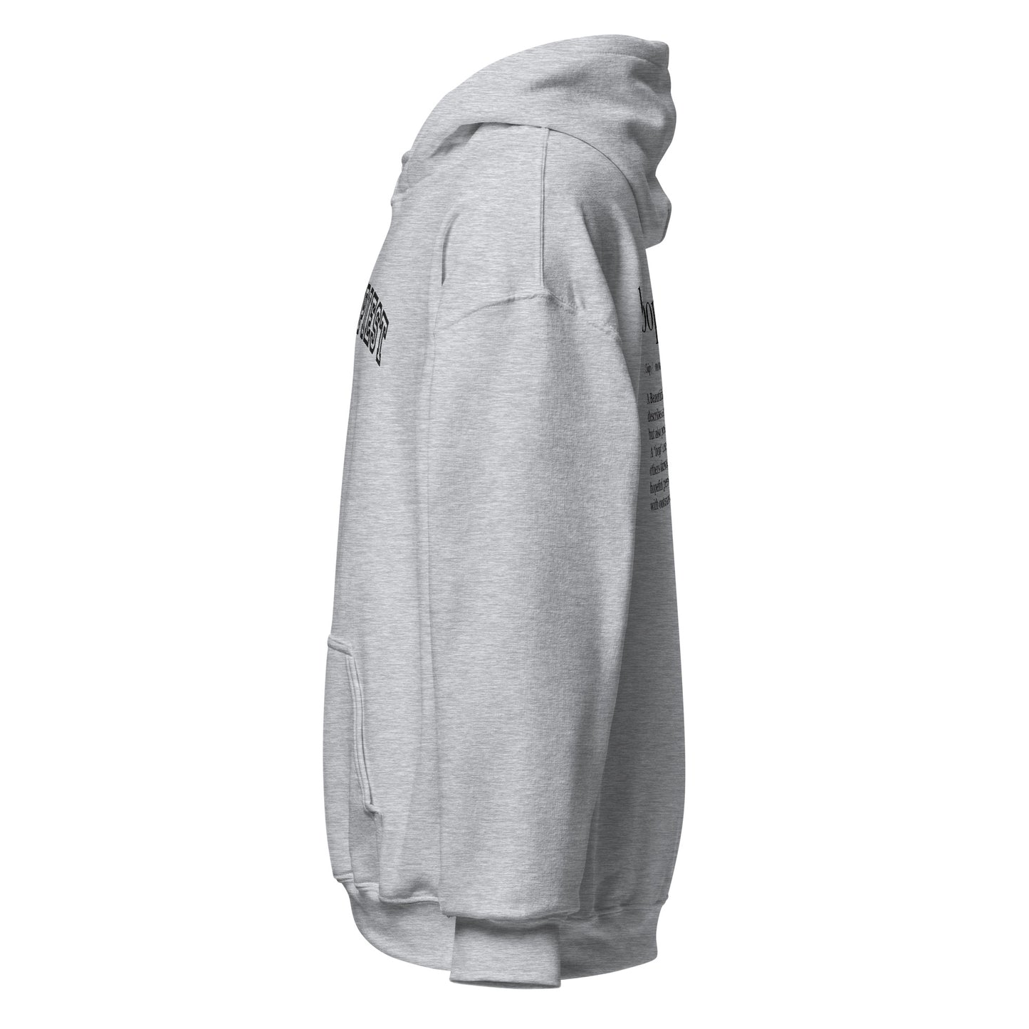 The Boppiest Hoodie (black thread)