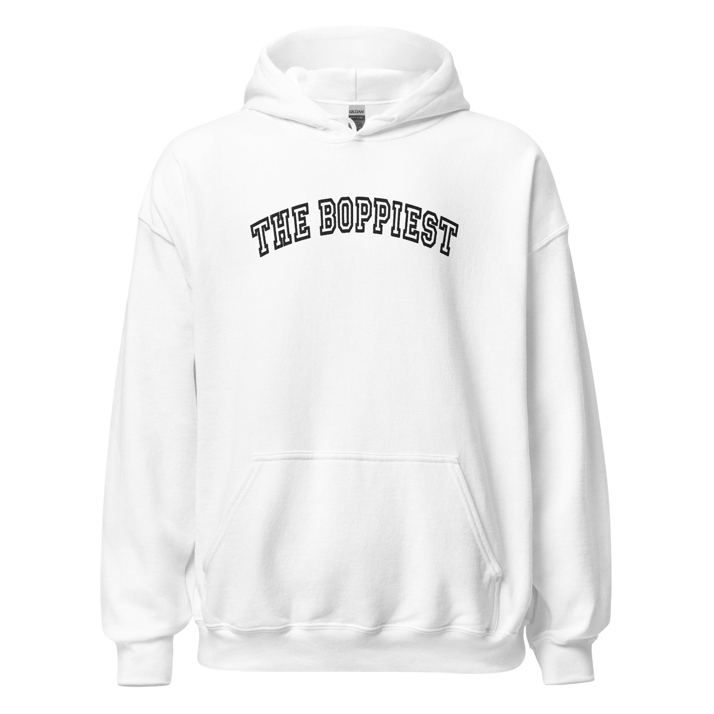 The Boppiest Hoodie (black thread)