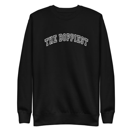 The Boppiest Sweatshirt (white thread)