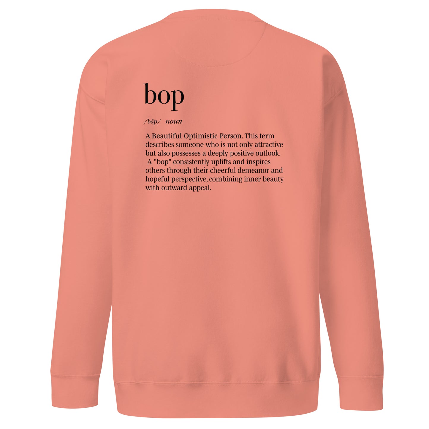 The Boppiest Sweatshirt (black thread)